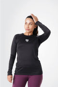 Active Fuse Full Sleeves Tee-Black