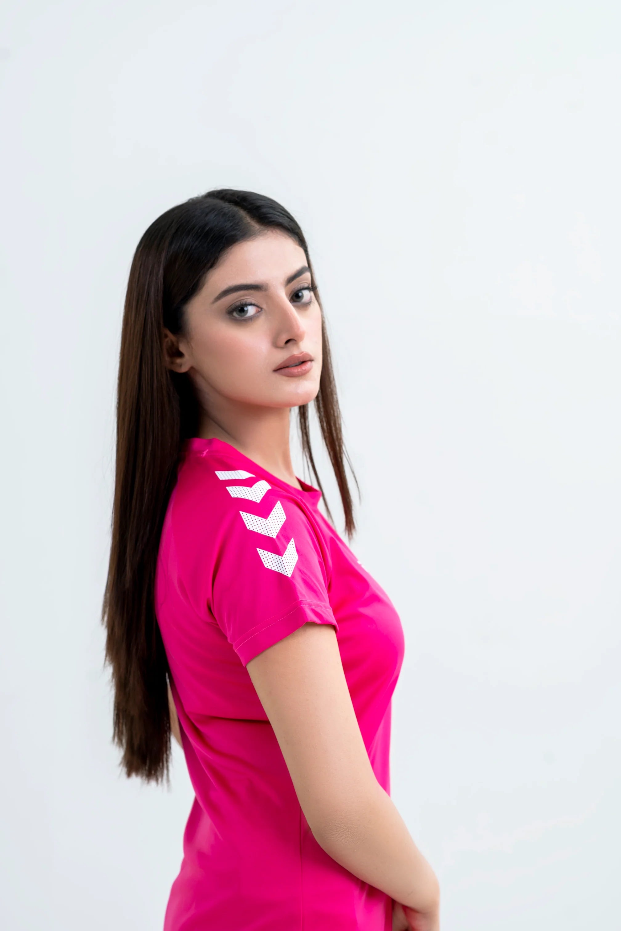 Essential Workout Tee-Pink