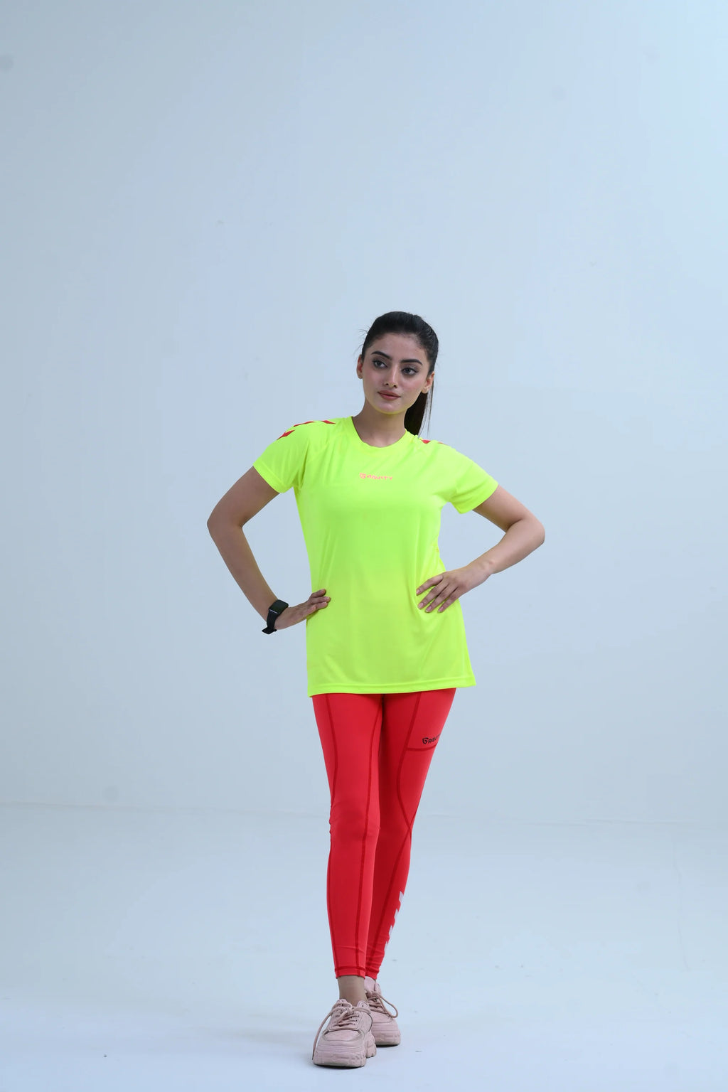 Essential Workout Tee-Lime