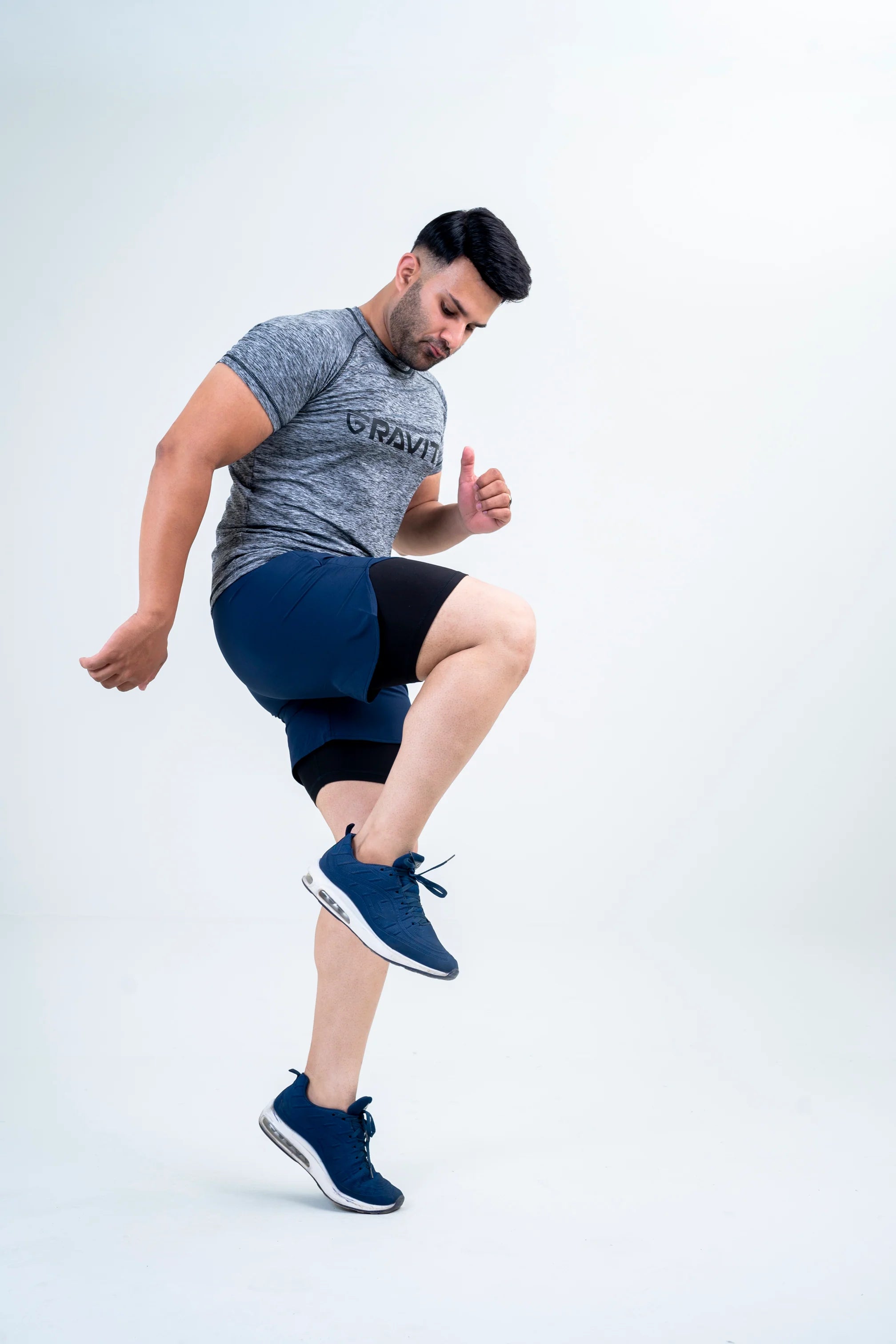 Texture Tee Dark Grey