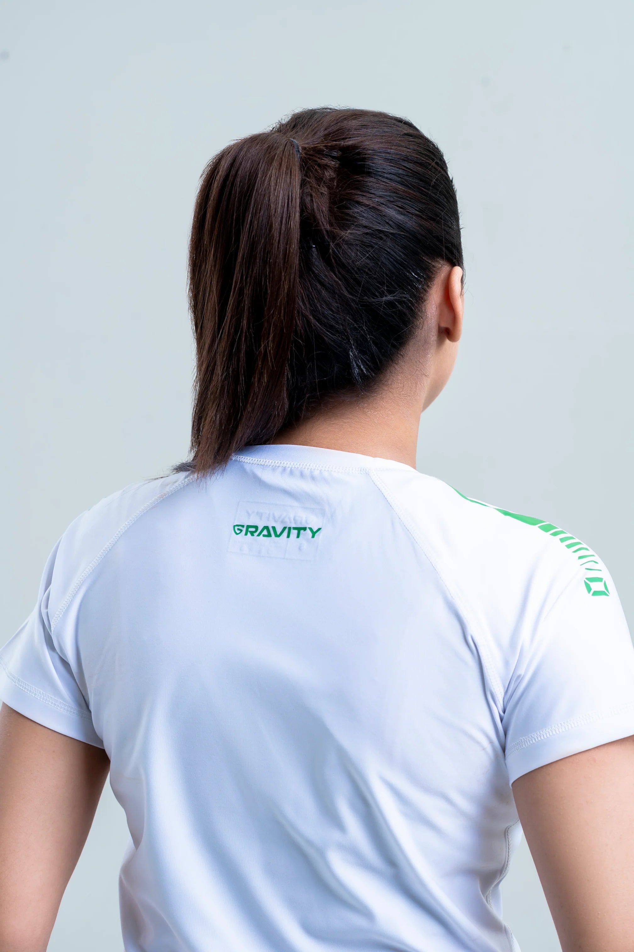 Ladies Camo Tee-White