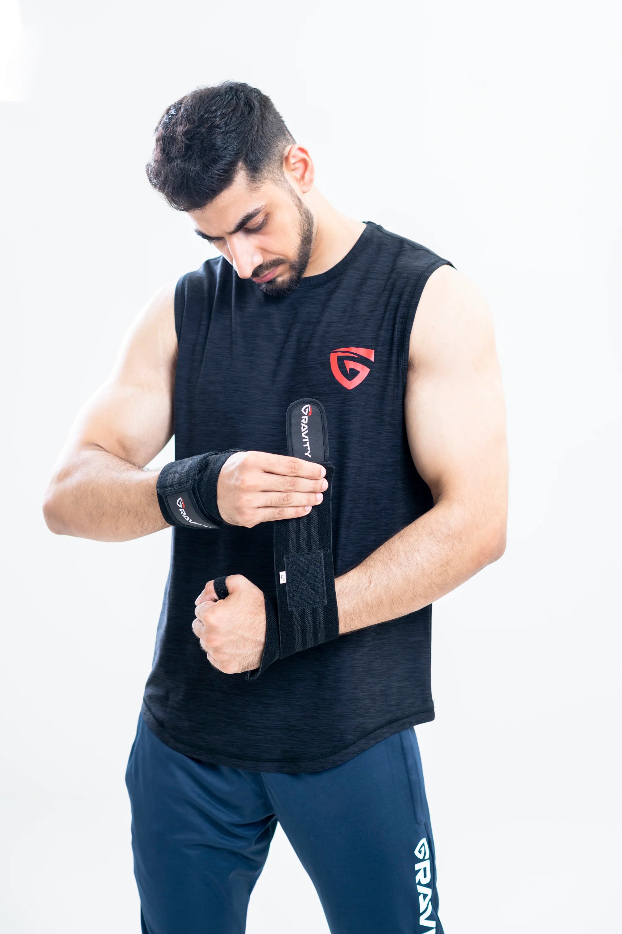 Texture Tank Top Black