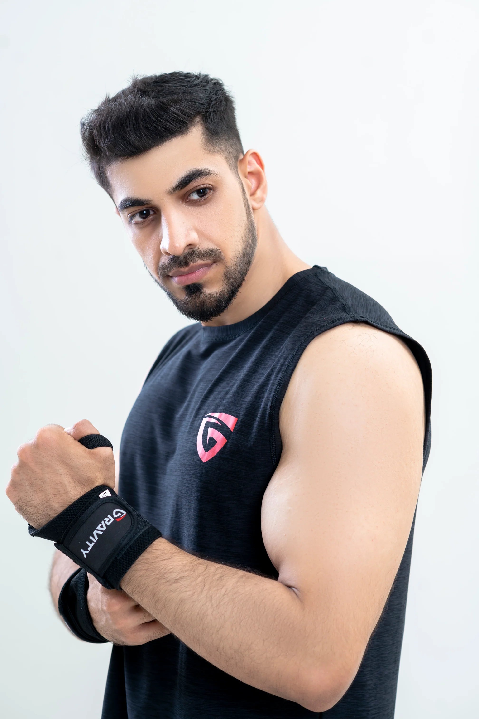 Texture Tank Top Black