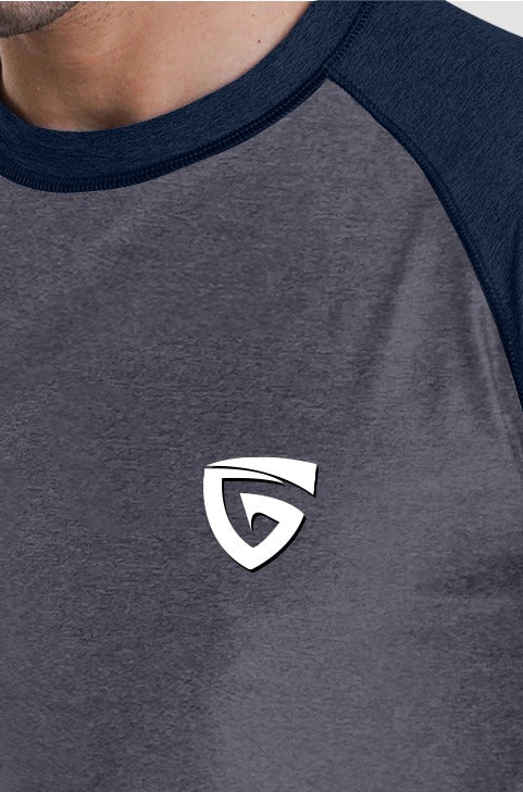 Long Sleeves Tee-Grey