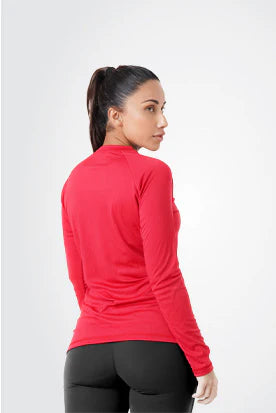 Active Fuse Full Sleeves Tee-Red