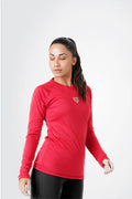 Active Fuse Full Sleeves Tee-Red