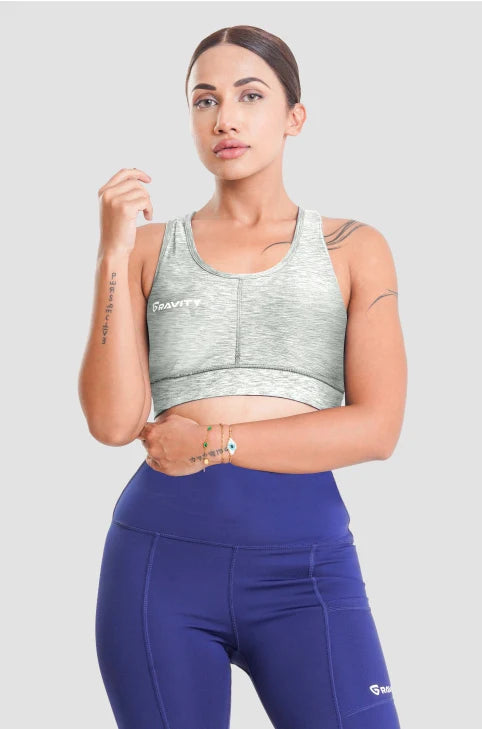 Sports Bra-Grey