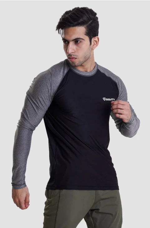 Long Sleeves Tee-Black