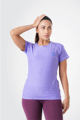 Power Texture Tee-Purple