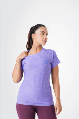 Power Texture Tee-Purple